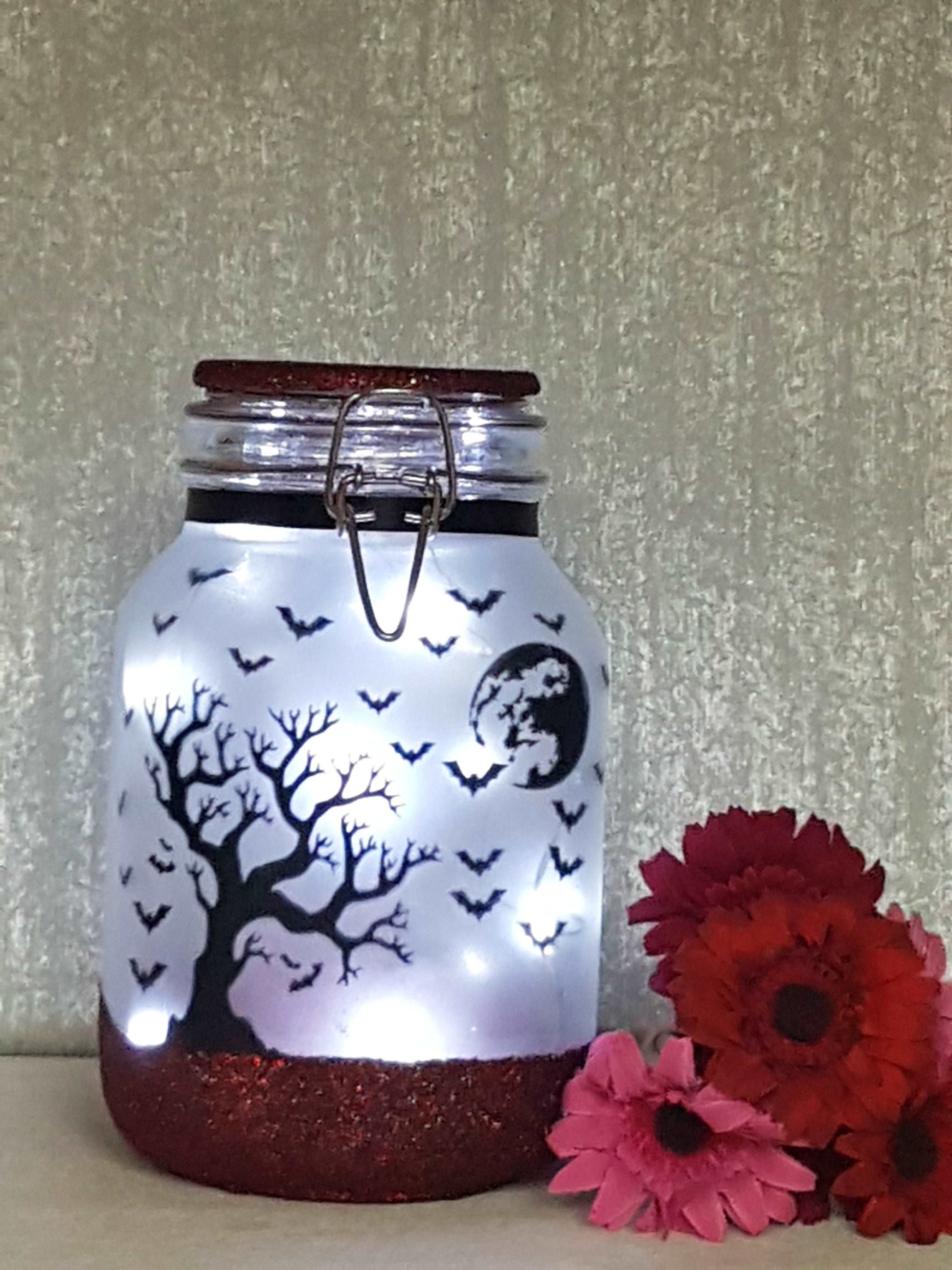 Large Halloween Bat Themed Light - Halloween Lantern
