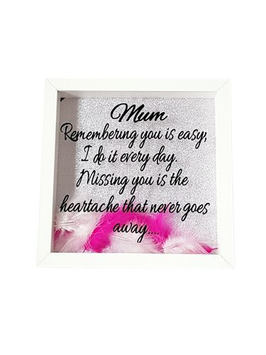 Personalised Keepsake Shadow Box Frame