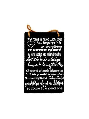 Large Family Slate Wall Hanging