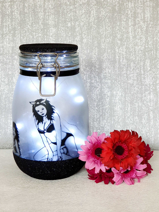 Large Boudoir Pinup Girl Light