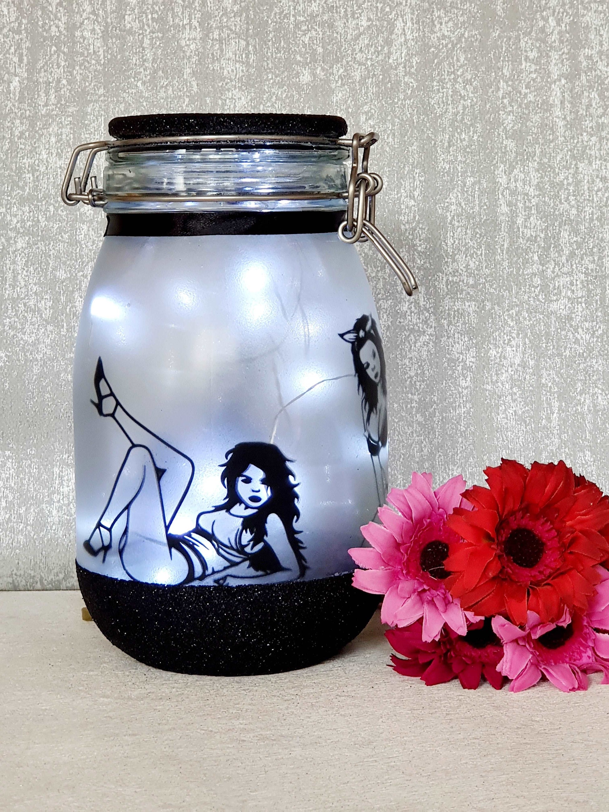 Large Boudoir Pinup Girl Light