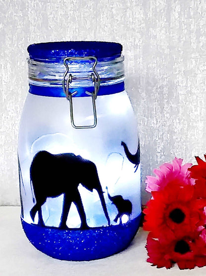 Large Personalised Elephant Themed Light