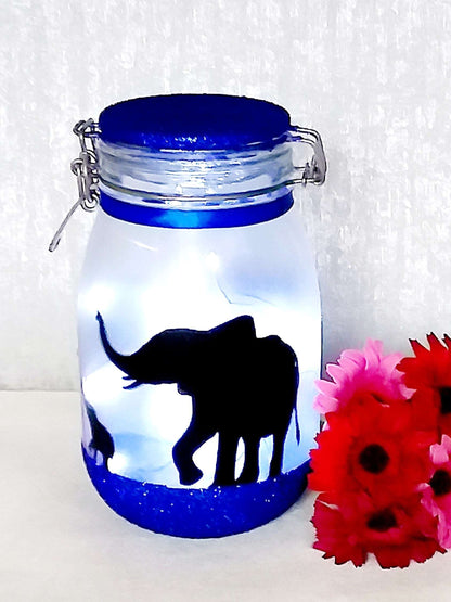 Large Personalised Elephant Themed Light