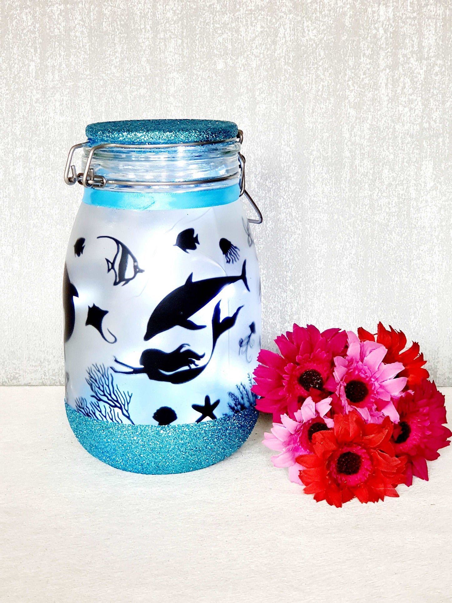Large Personalised Dolphin Night Light
