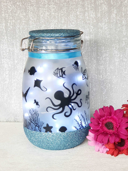 Large Personalised Orca Whale Night Light