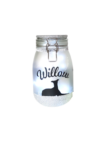Large Personalised Greyhound Themed Light