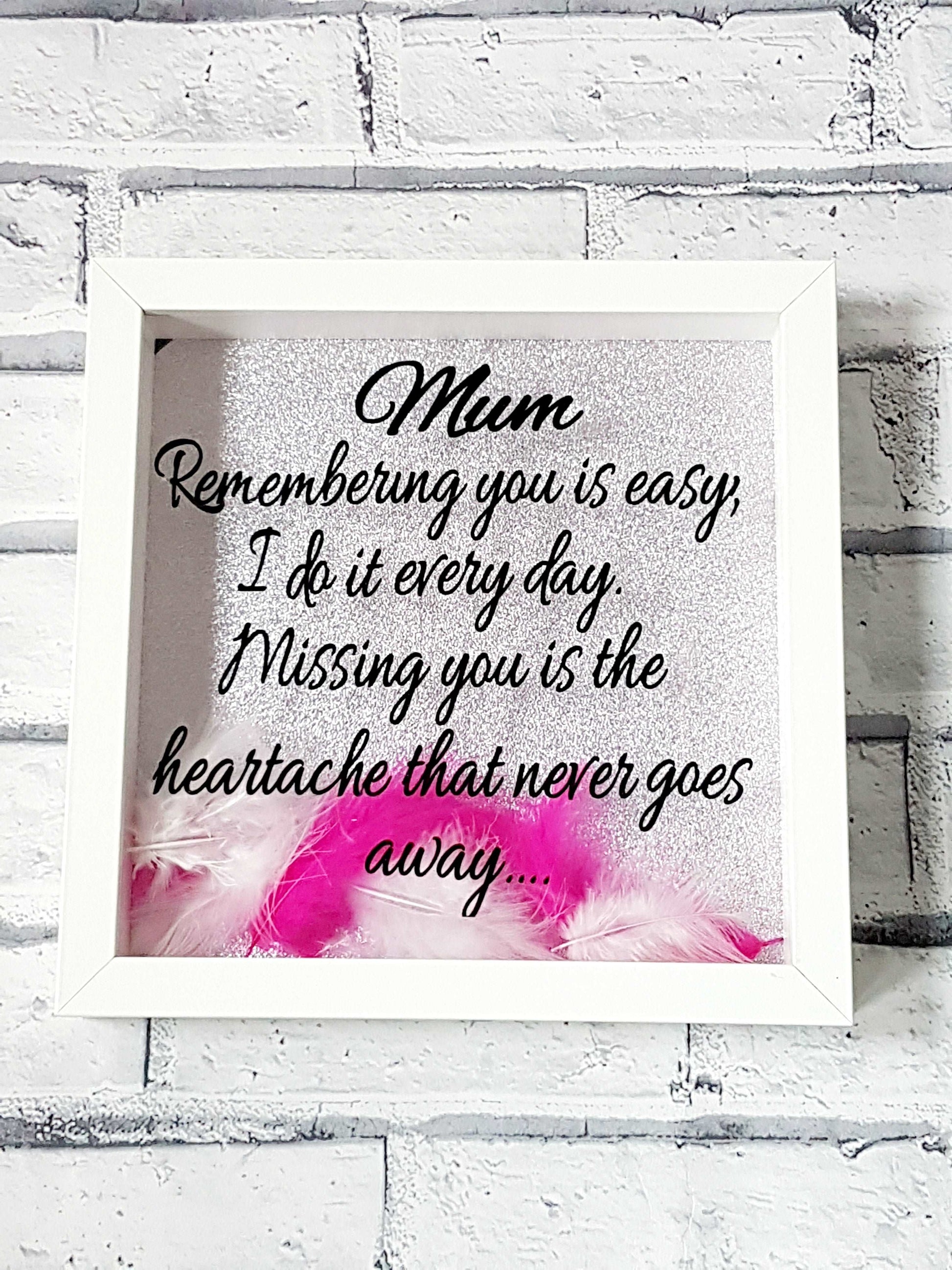 Personalised Keepsake Shadow Box Frame