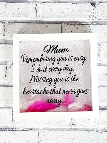 Personalised Keepsake Shadow Box Frame