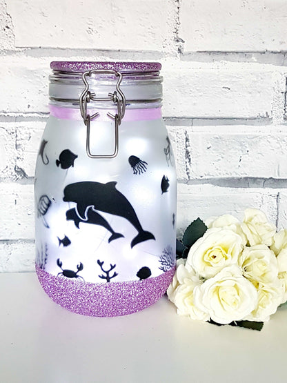 Large Personalised Dolphin Night Light