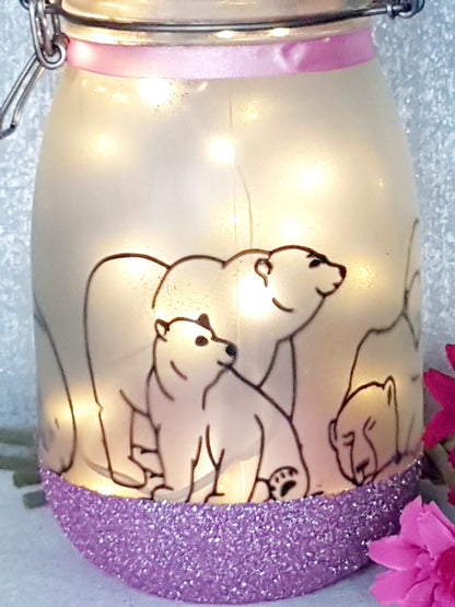 Large Polar Bear Night Light