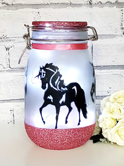 Large Personalised Unicorn Themed Light