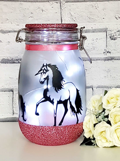 Large Personalised Unicorn Themed Light