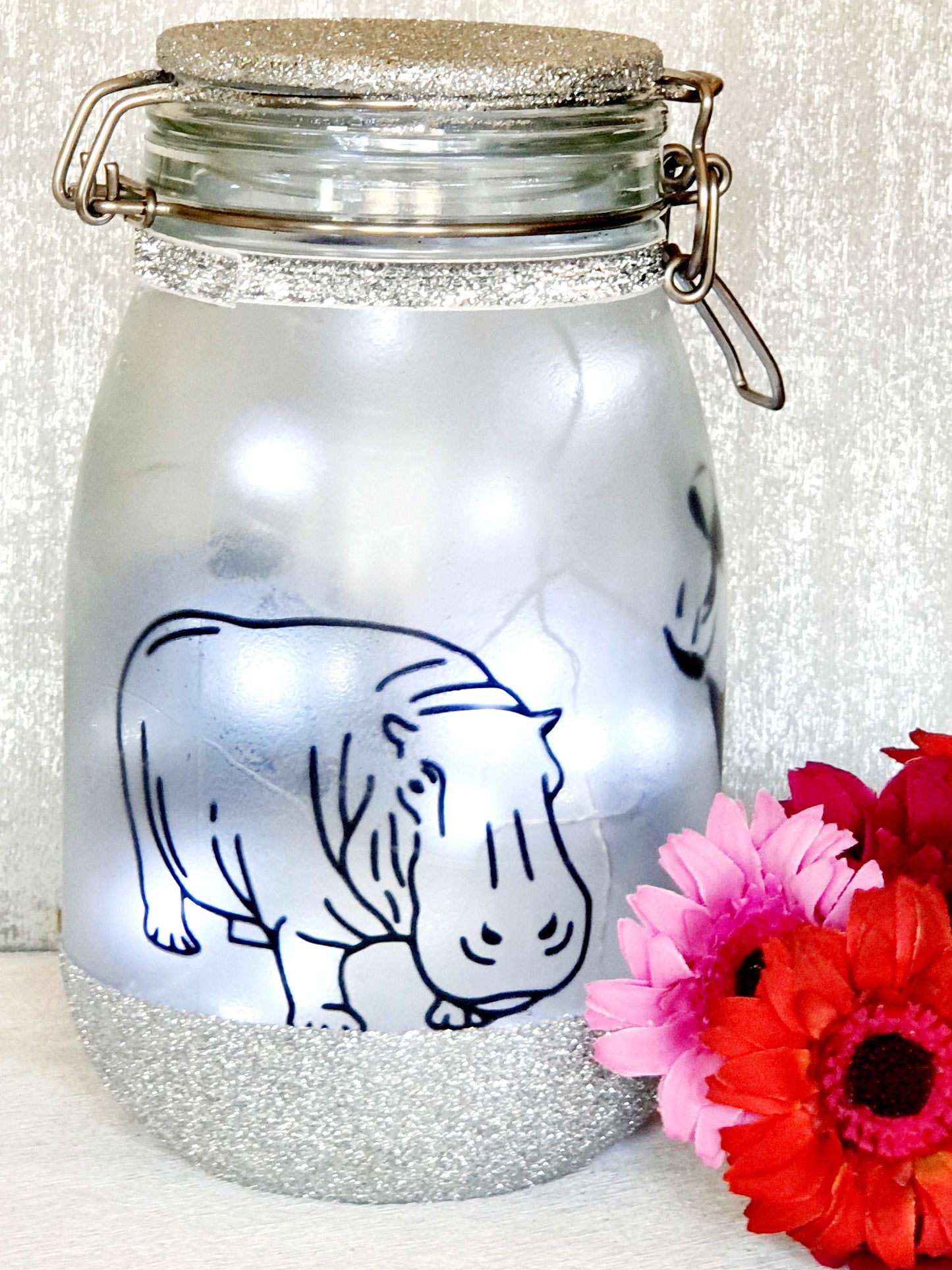 Large Hippopotamus Themed Light