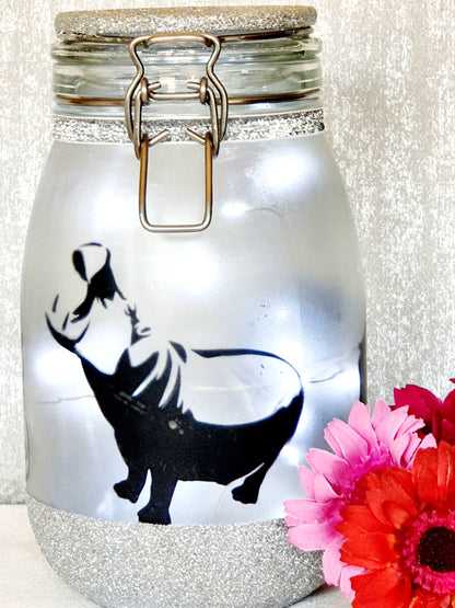 Large Hippopotamus Themed Light