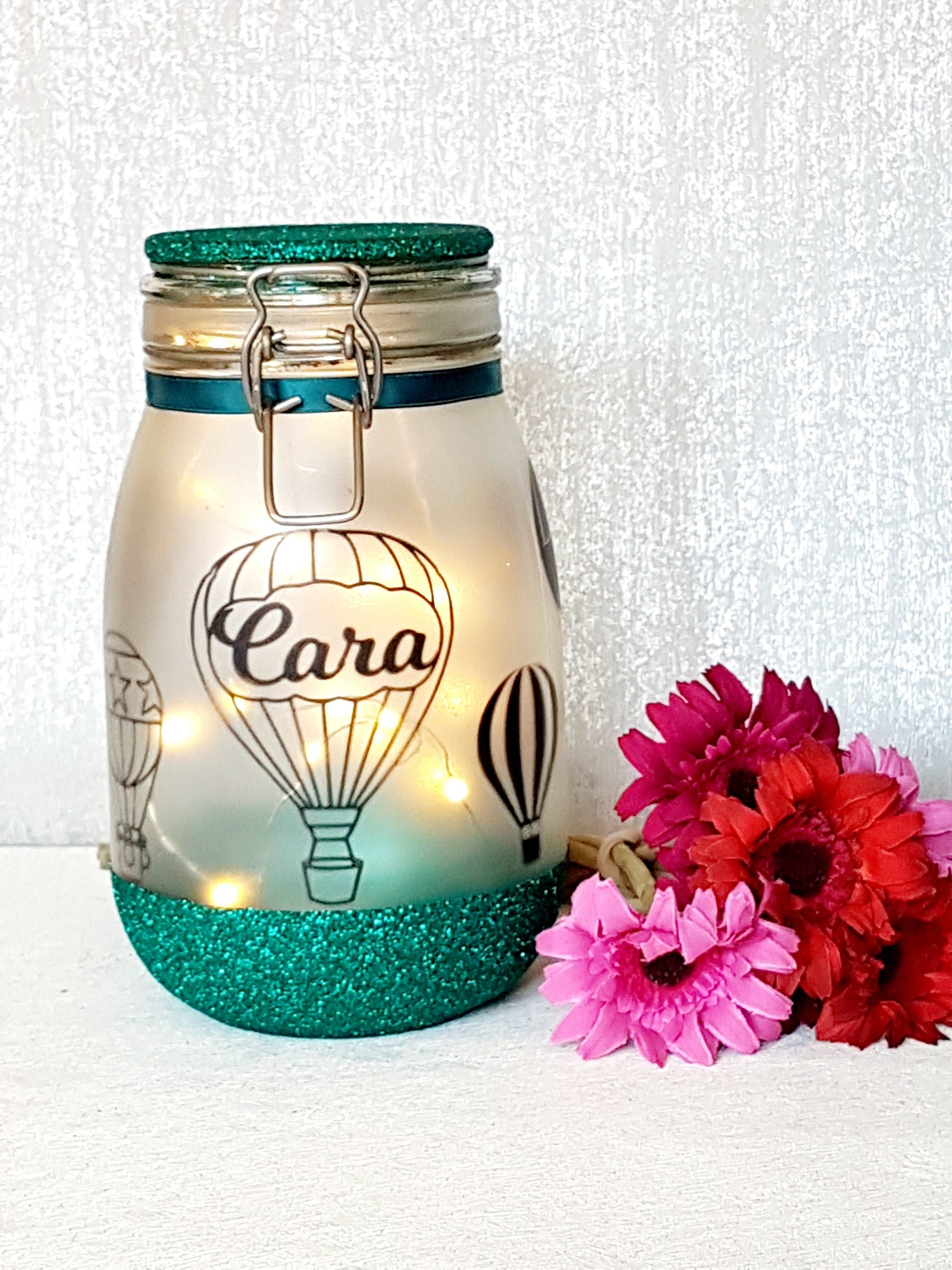 Large Personalised Hot Air Balloon Light