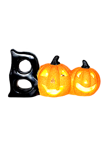 Large Ceramic Pumpkin Candle Holder,