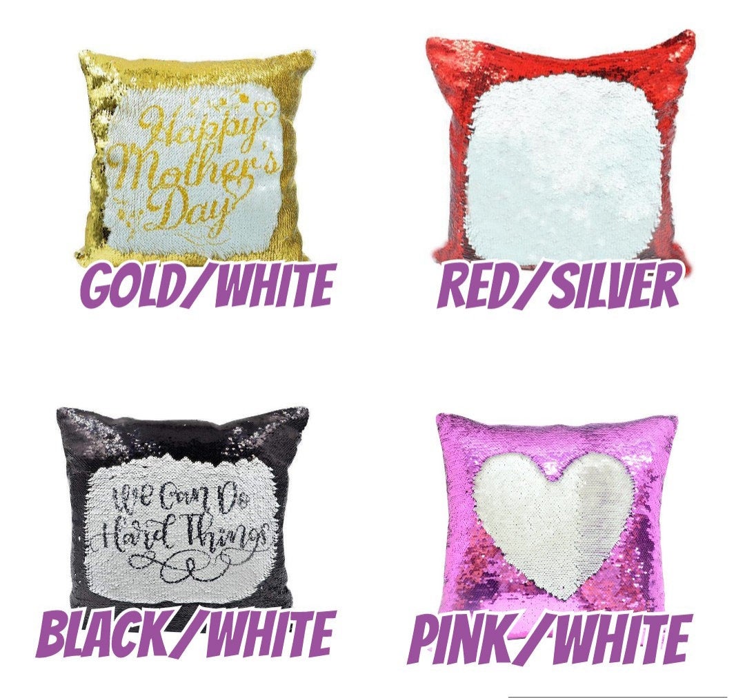 Sequin Pillow, Hidden Message Pillow, Decorative Pillow, Best Friend Pillow, Bitchy Gift, Best Friend Gift, Cheeky Pillow