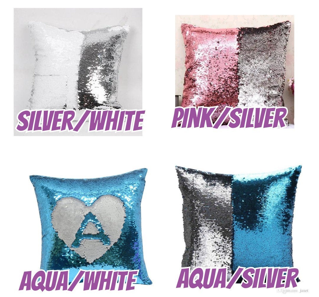 Unicorn Pillow, Hidden Message Reversible Sequin Pillow,Sequin Cushion,Decorative Pillow,Kids Unicorn Gift,Cute Unicorn Decor,