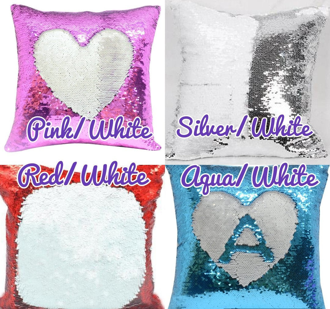 Witch Cushion, Sassy Witch Reversible Sequins Pillow, Witch Decorative Pillow