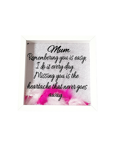 Personalised Keepsake Shadow Box Frame