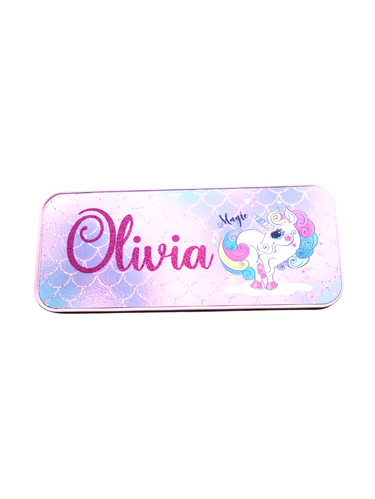 Personalised Unicorn Jewellery / Pencil Tin